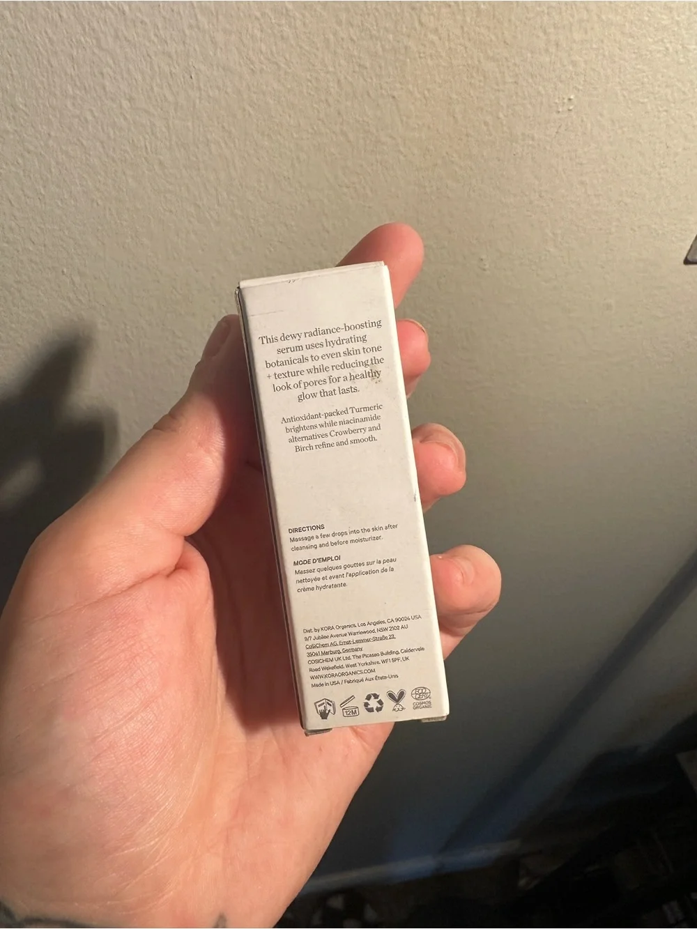 Kora Organics Tumeric Glow Drops - mini size
